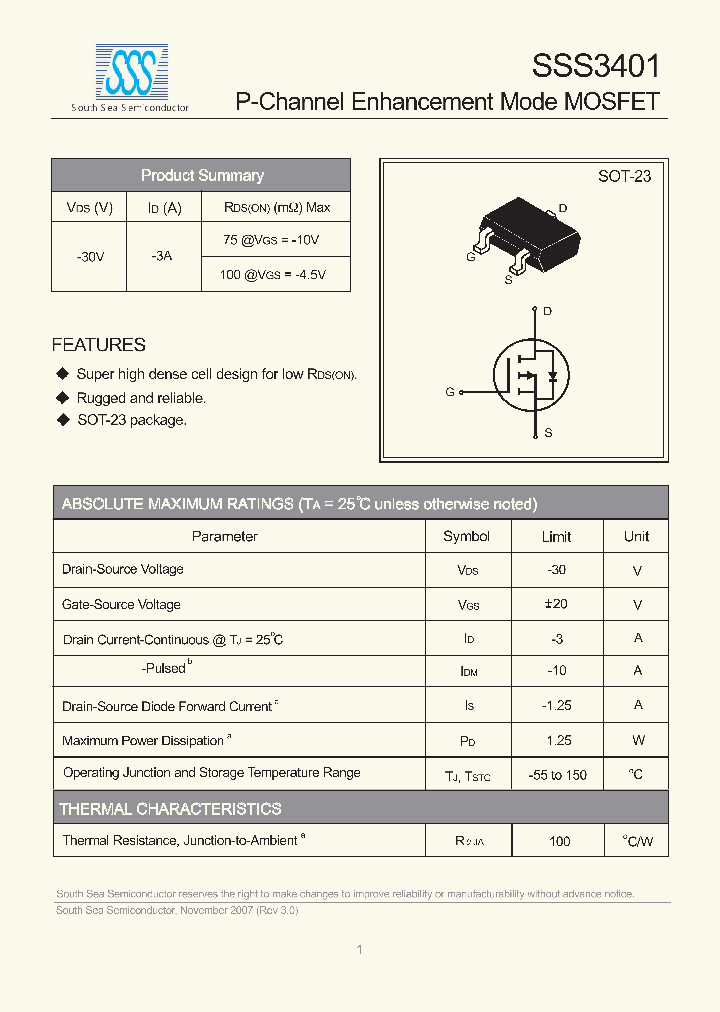 SSS3401_7763638.PDF Datasheet