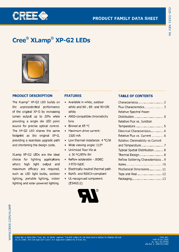 XP-G2_7762530.PDF Datasheet