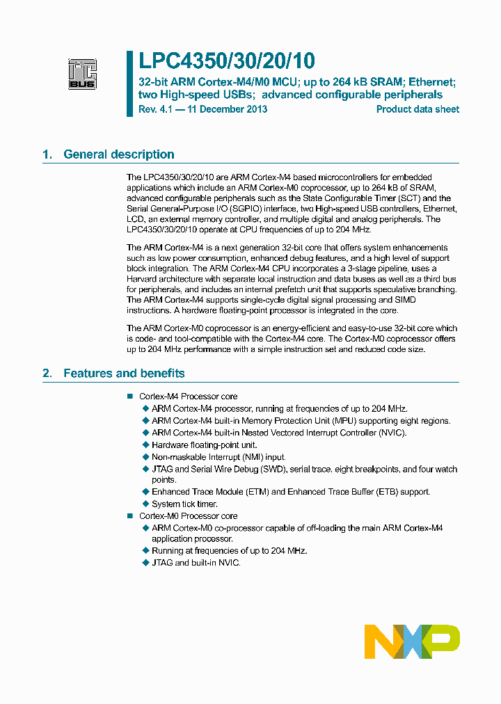 LPC4350FET180_7768129.PDF Datasheet