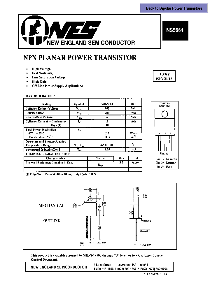 NS5664_7787737.PDF Datasheet