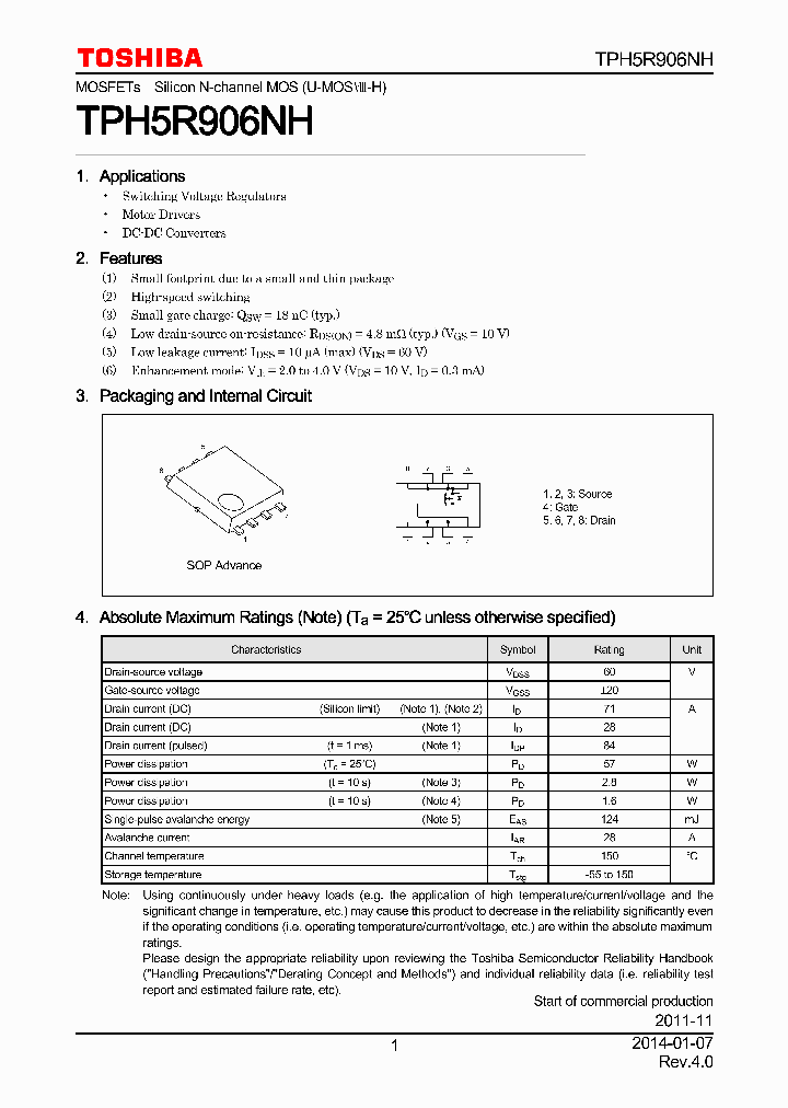 TPH5R906NH_7848010.PDF Datasheet