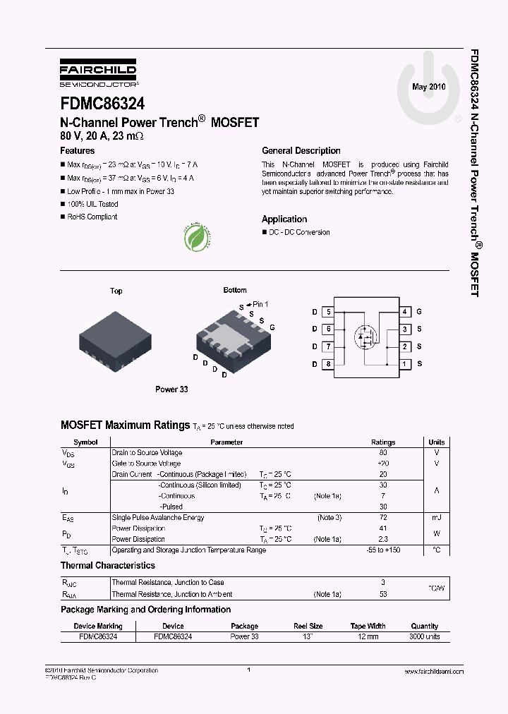 FDMC86324_7848012.PDF Datasheet