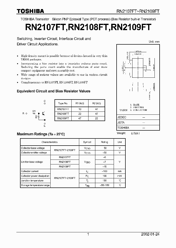 RN2108FT_7848176.PDF Datasheet