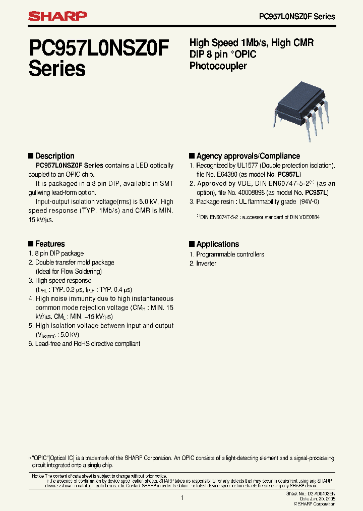 PC957L0NSZ0F_7848254.PDF Datasheet