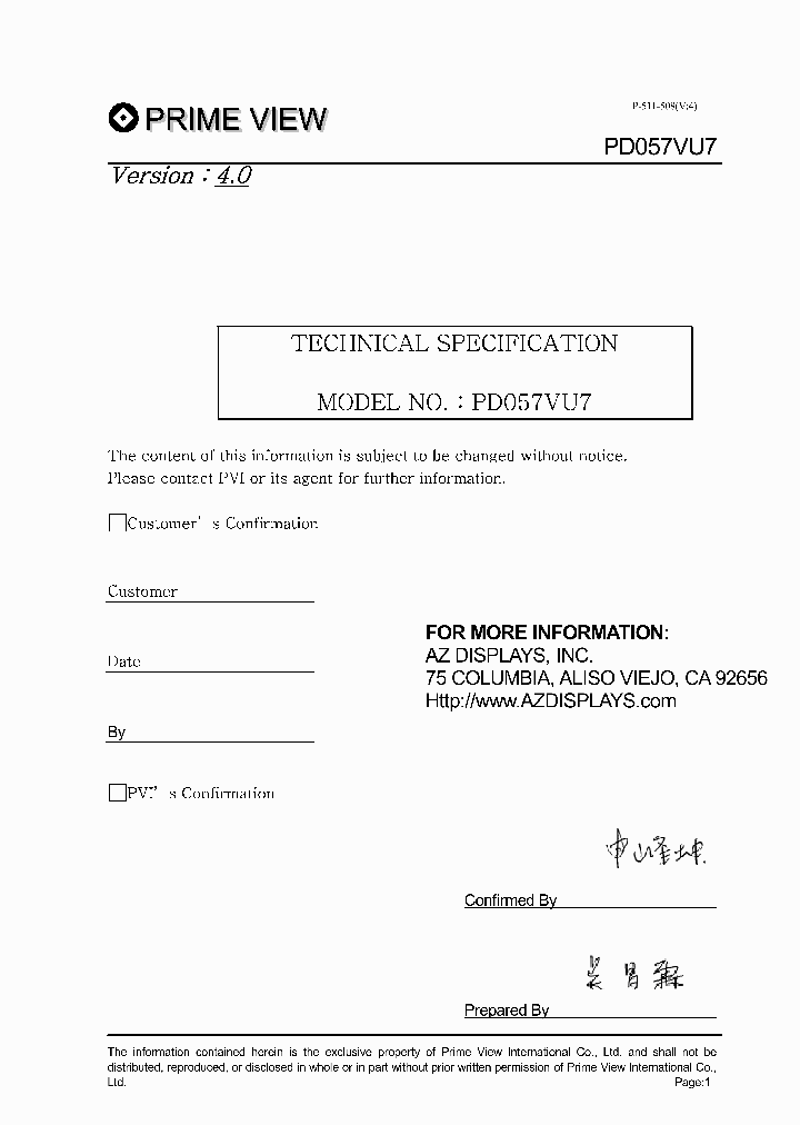 PD057VU7_7761460.PDF Datasheet