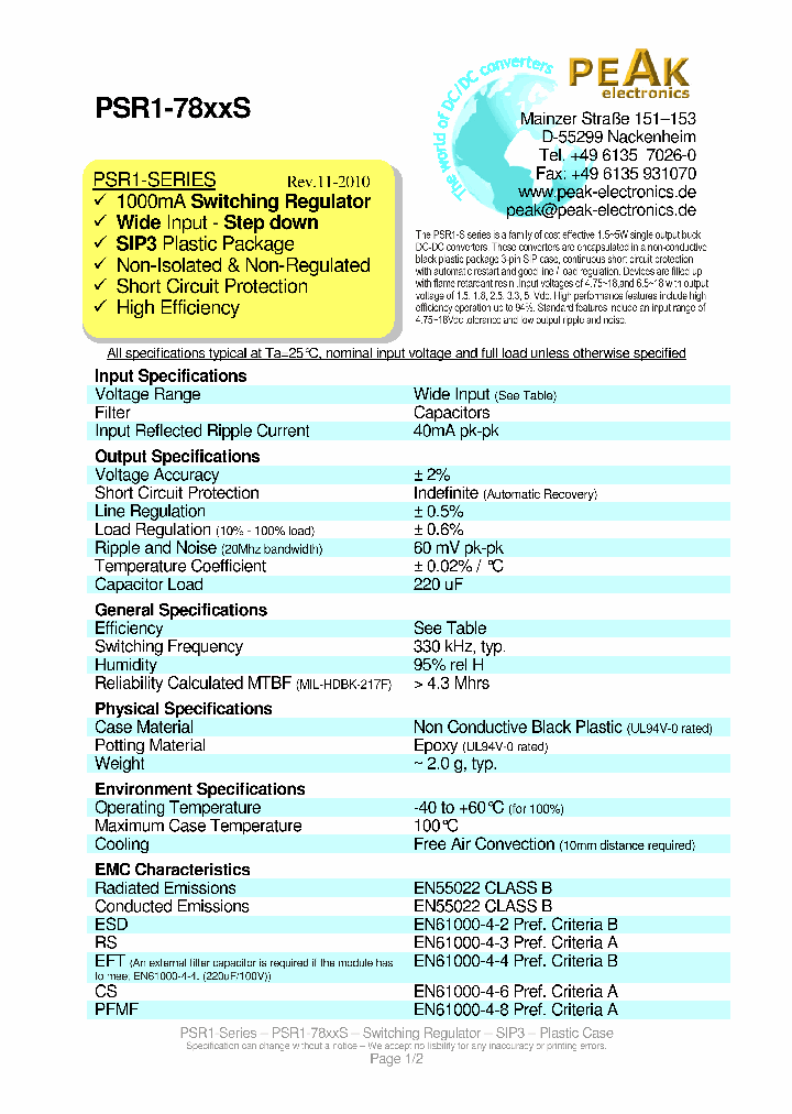 PSR1-781R5S_7851430.PDF Datasheet
