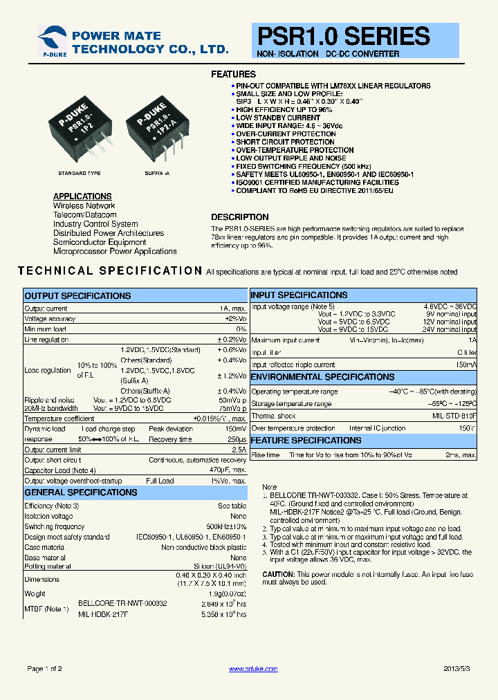 PSR10_7851435.PDF Datasheet