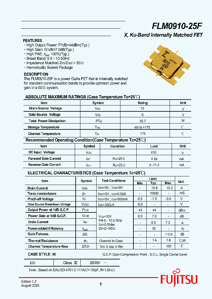 FLM0910-25F_7794284.PDF Datasheet