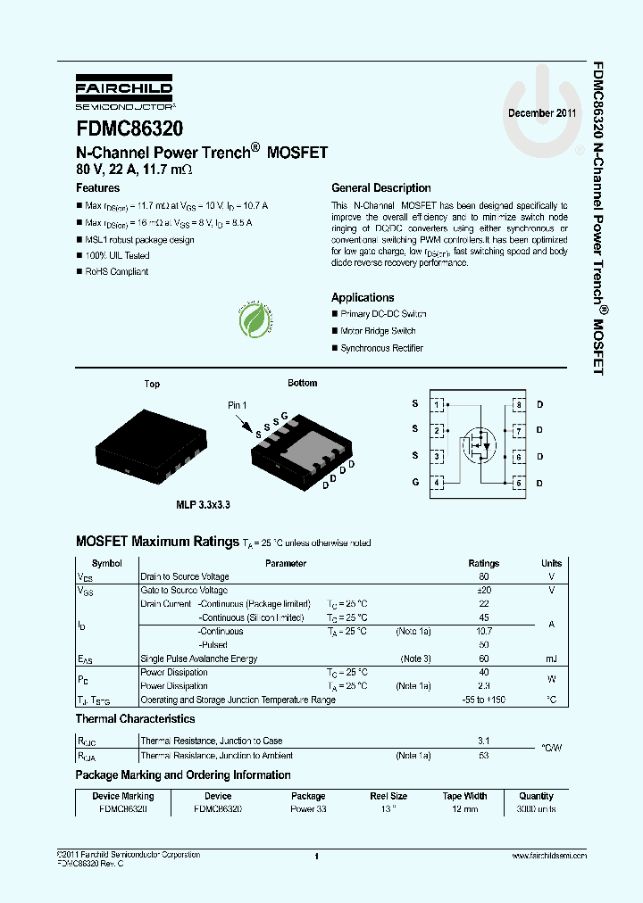 FDMC86320_7848011.PDF Datasheet