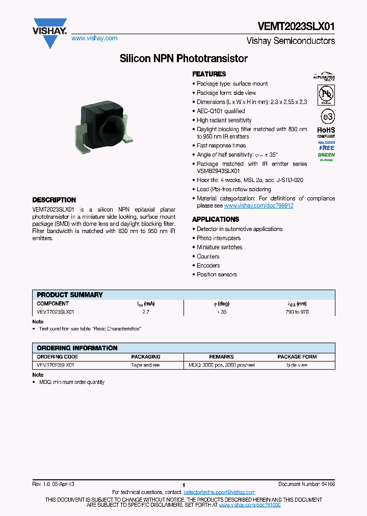 VEMT2023SLX01_7851965.PDF Datasheet