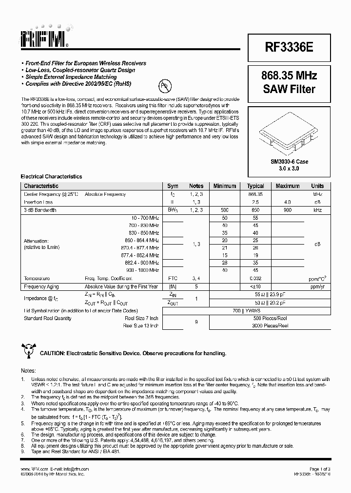 RF3336E_7853730.PDF Datasheet