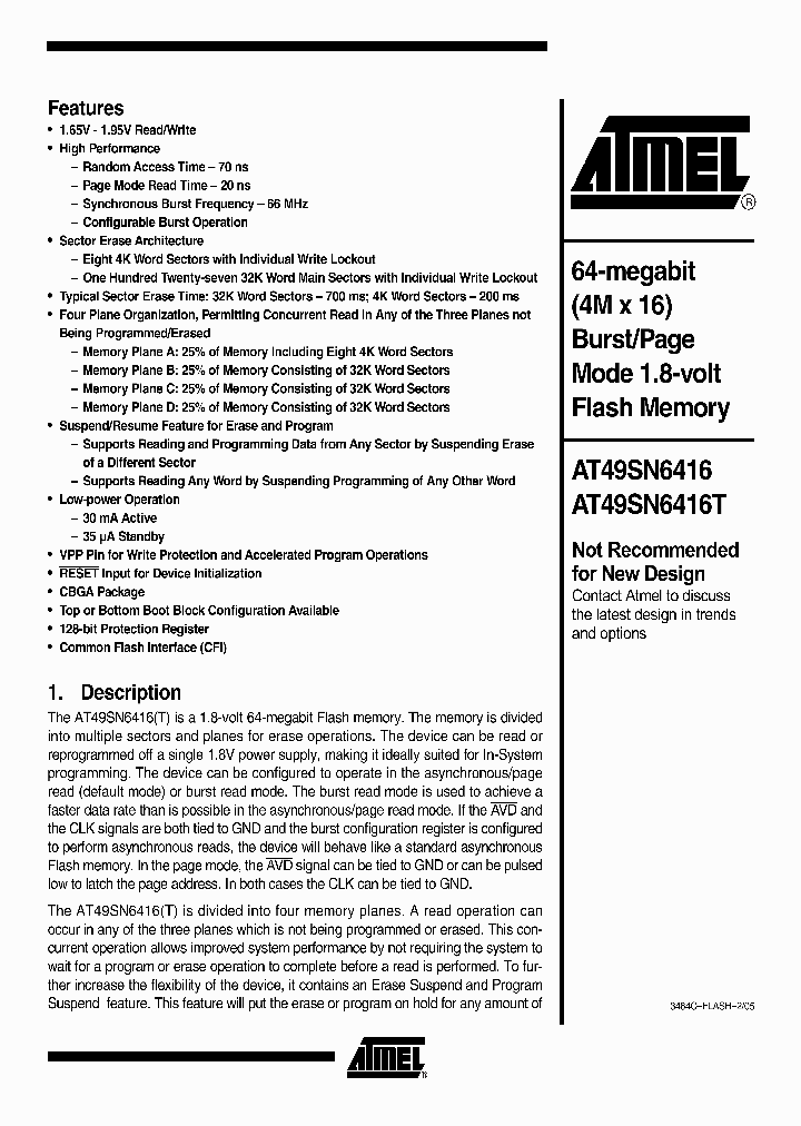 AT49SN6416-70CJ_7800534.PDF Datasheet