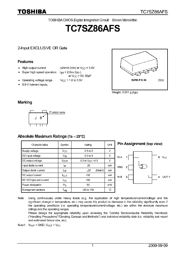 TC7SZ86AFS_7854204.PDF Datasheet
