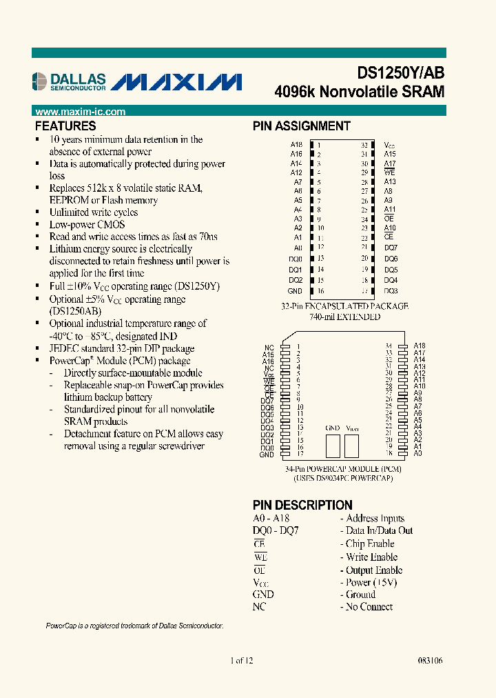 DS1250YL-70-IND_7799453.PDF Datasheet