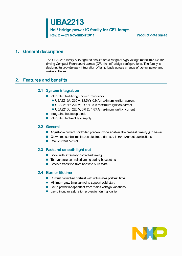 UBA2213_7766226.PDF Datasheet