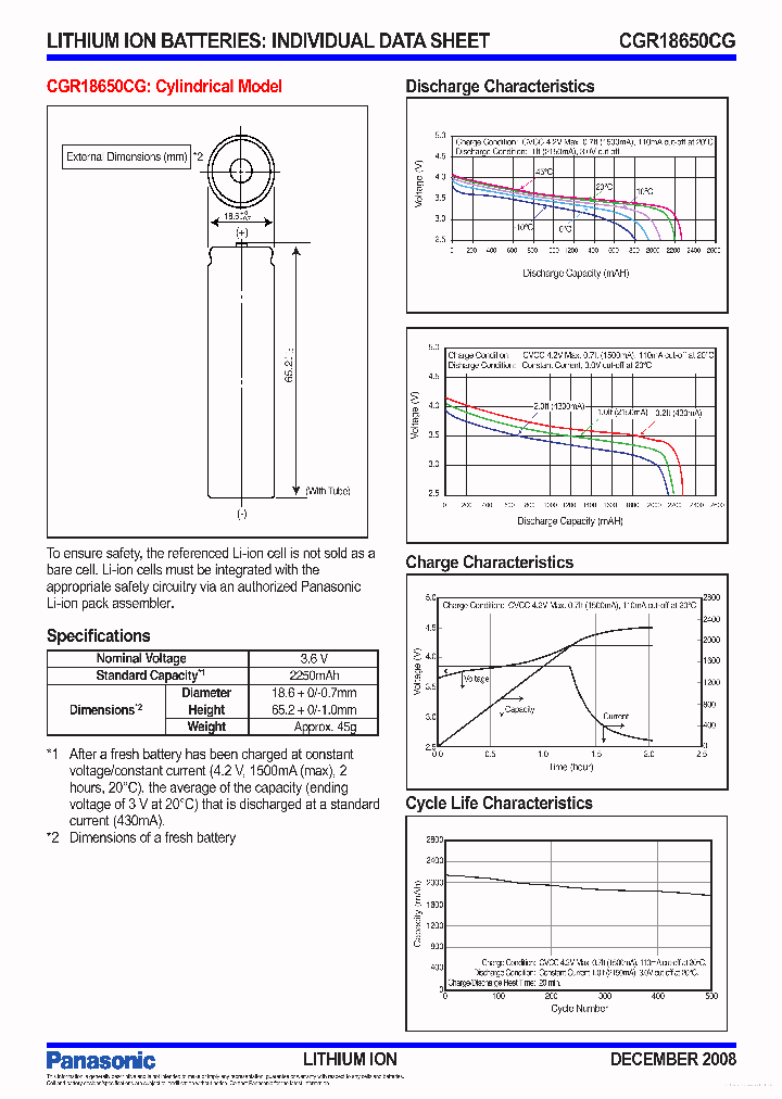 CGR18650CG_7768834.PDF Datasheet