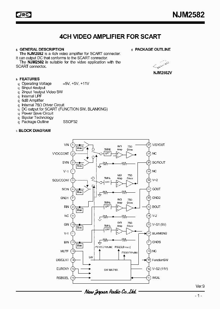 NJM2582_7855819.PDF Datasheet