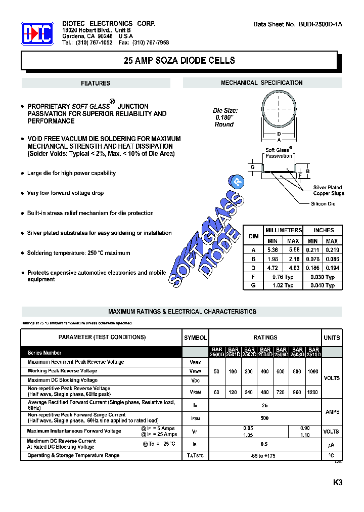 BAR2501D_7780840.PDF Datasheet