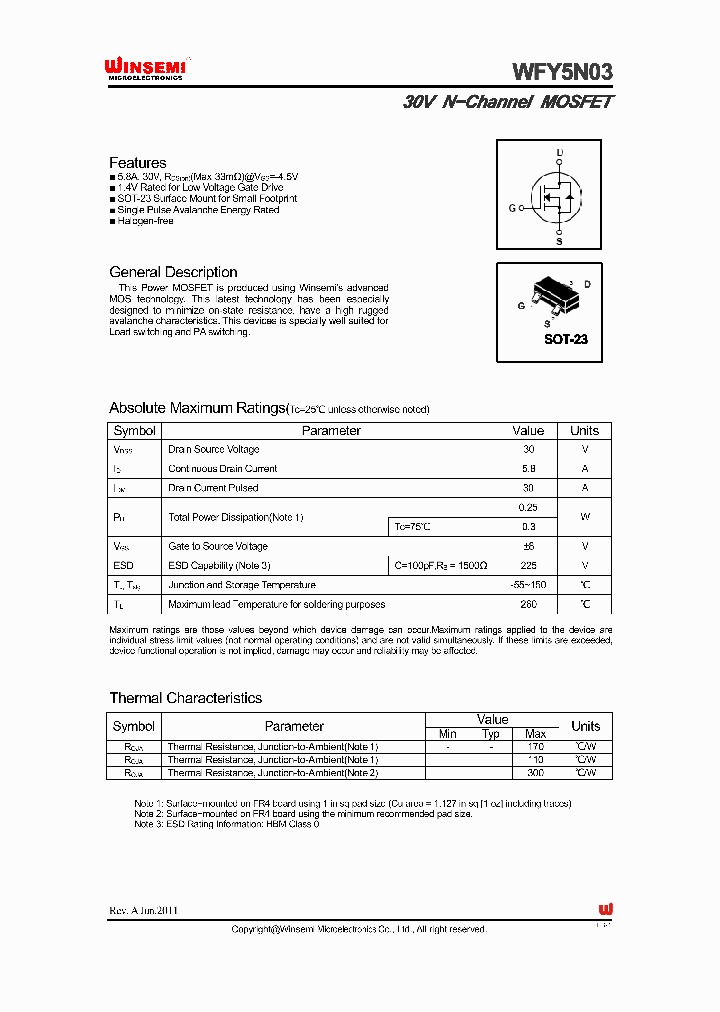 WFY5N03_7857250.PDF Datasheet