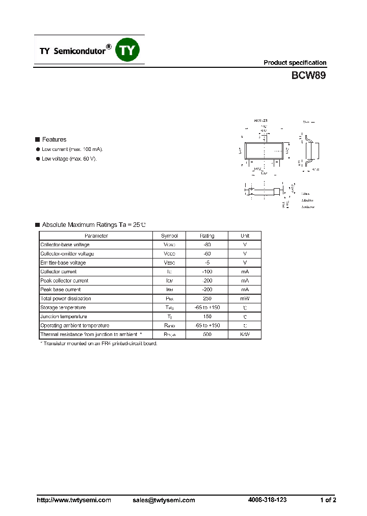 BCW89_7858137.PDF Datasheet