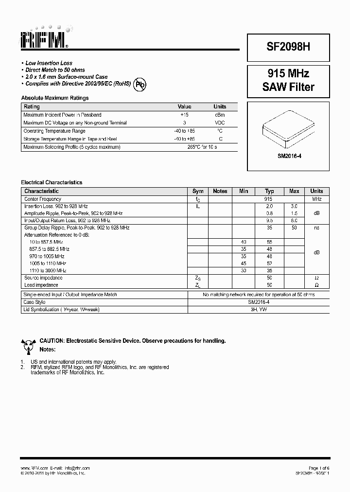 SF2098H_7859241.PDF Datasheet