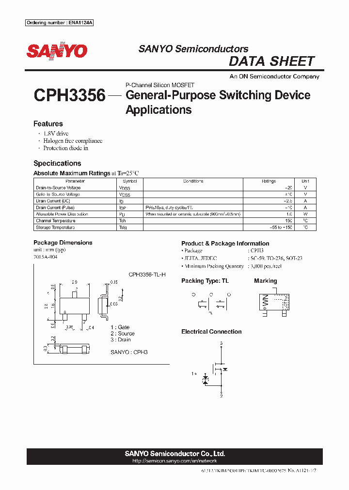 CPH3356-TL-H_7859273.PDF Datasheet