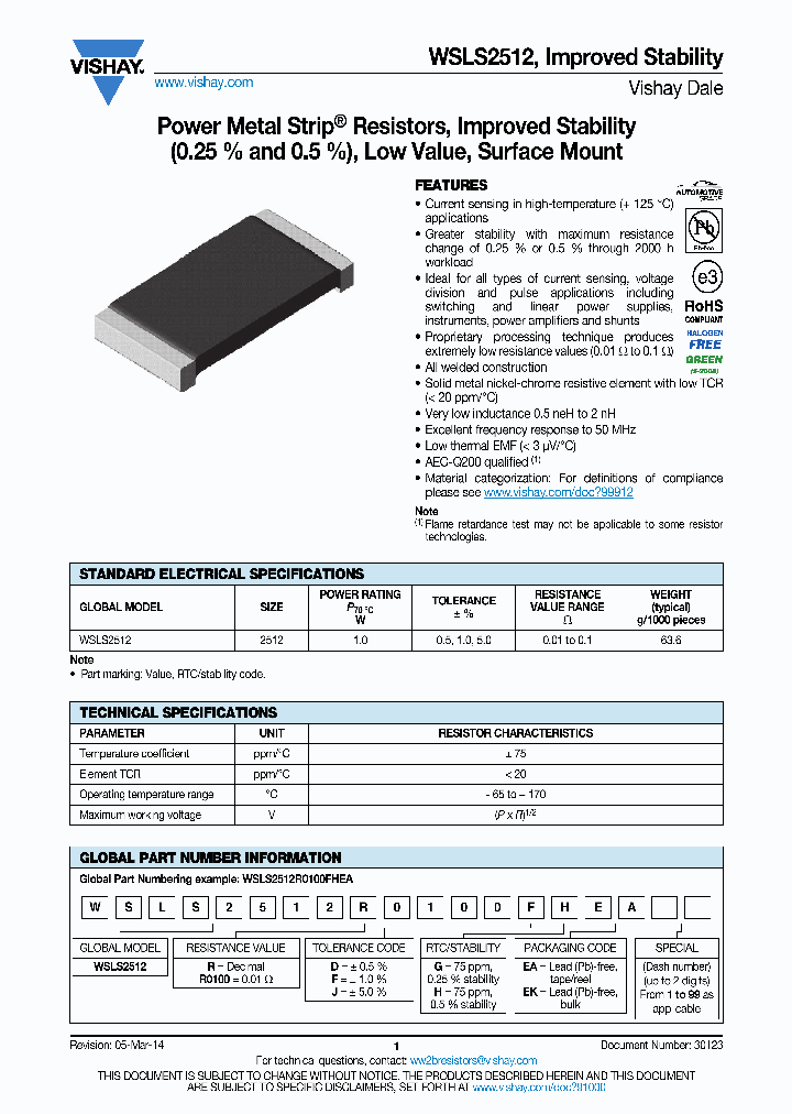 WSLS2512_7860584.PDF Datasheet