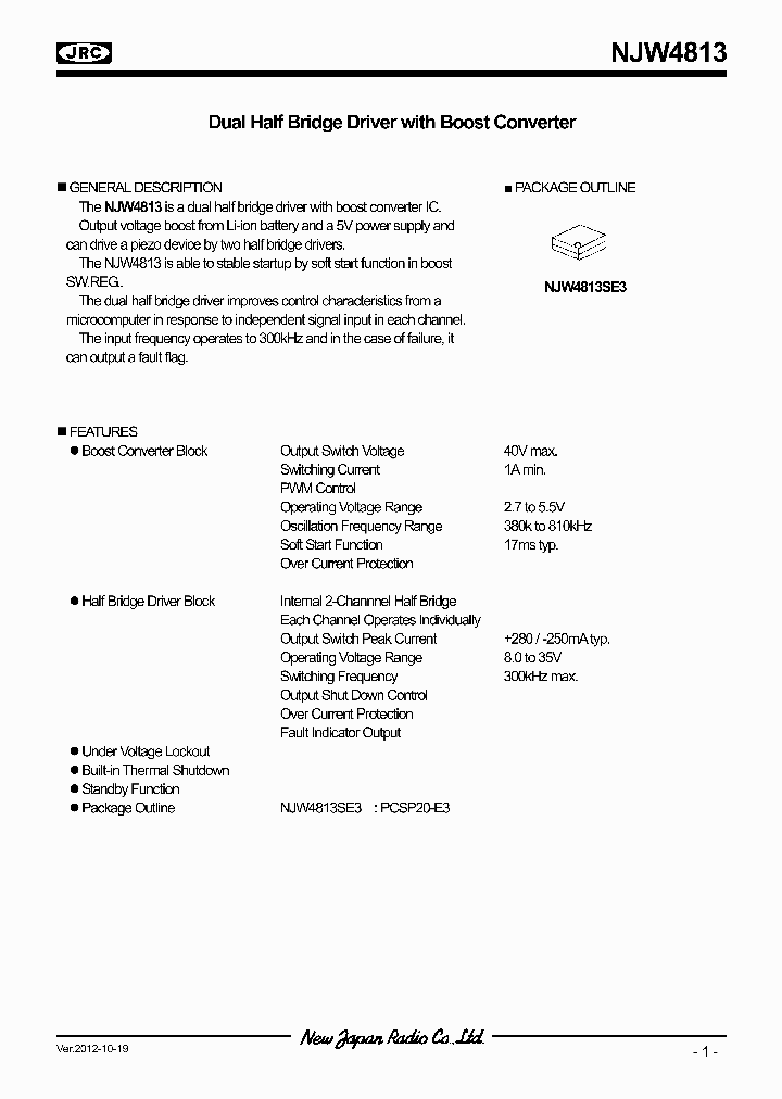 NJW4813_7856945.PDF Datasheet