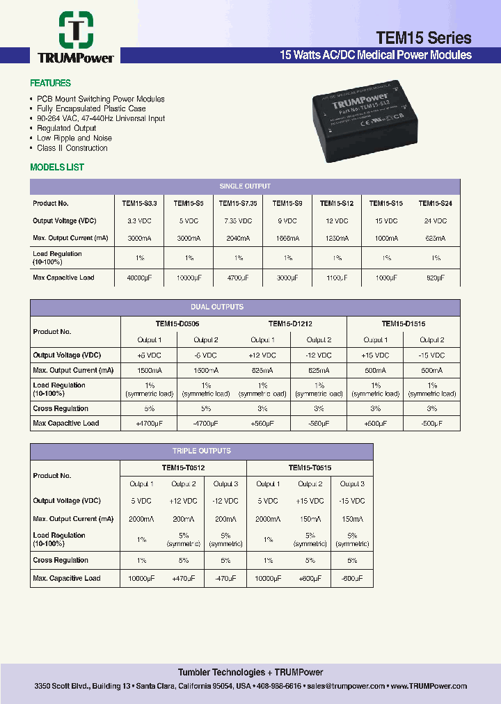 TEM15-S12_7863737.PDF Datasheet