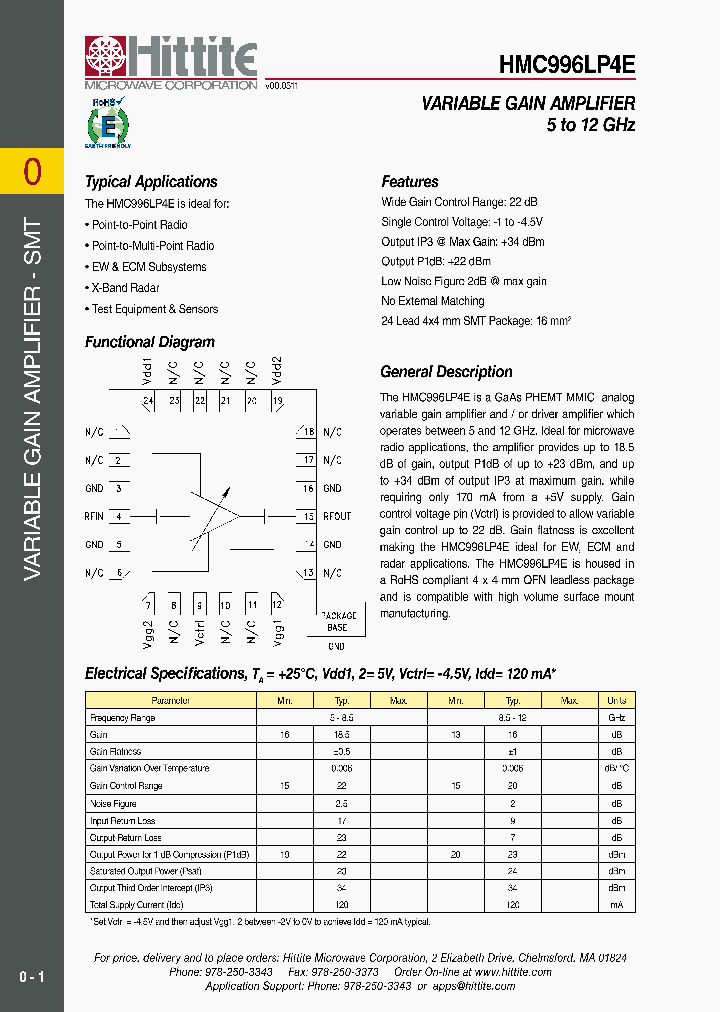 HMC996LP4E_7863494.PDF Datasheet