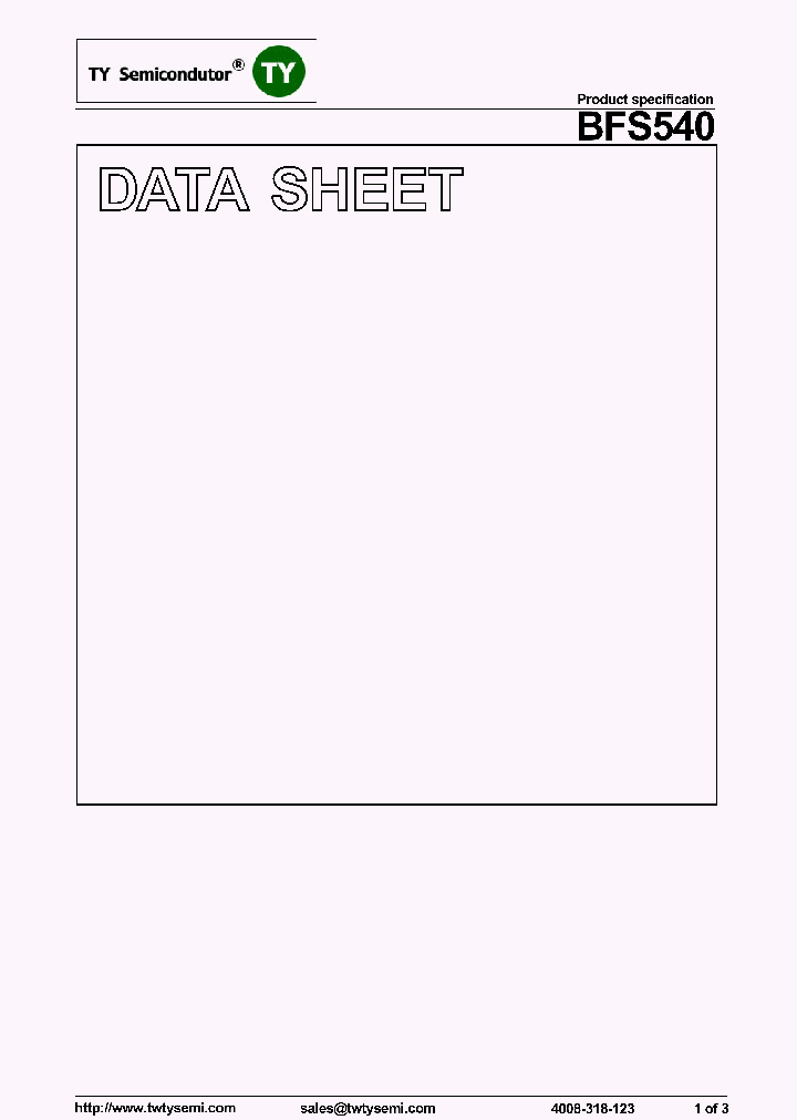BFS540_7860962.PDF Datasheet