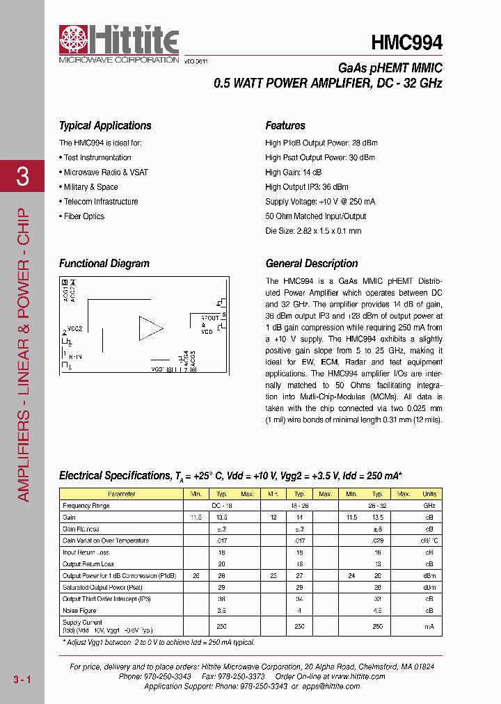 HMC994_7863495.PDF Datasheet