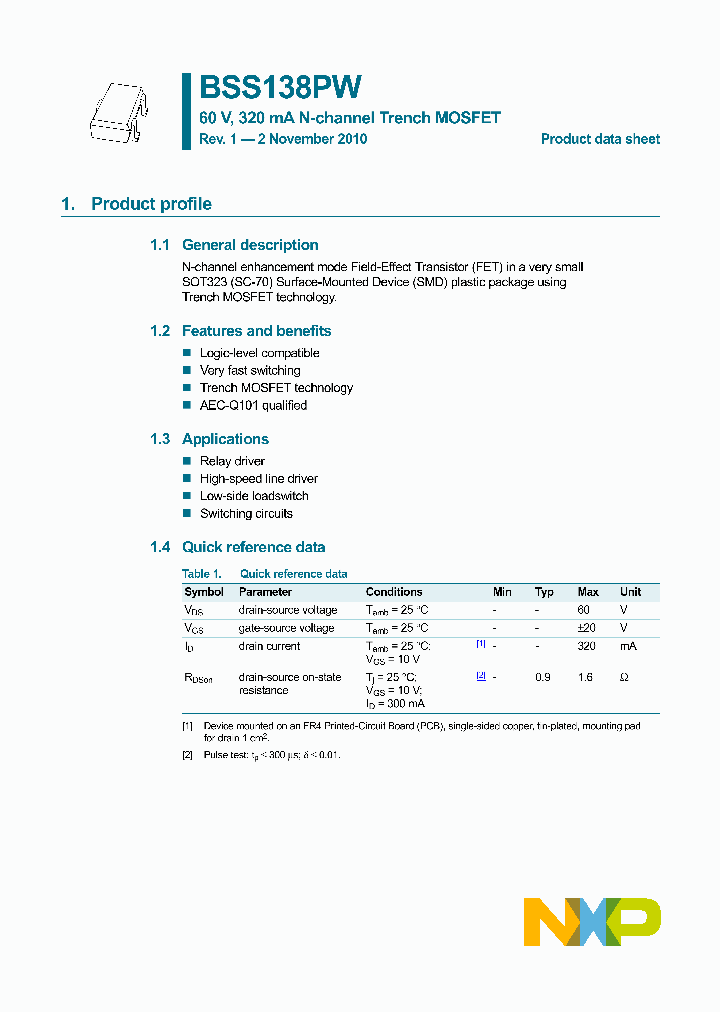 BSS138PW_7863708.PDF Datasheet