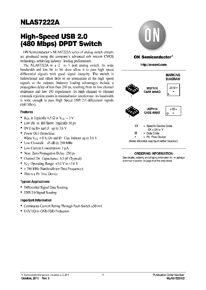 NLAS7222A_7863853.PDF Datasheet