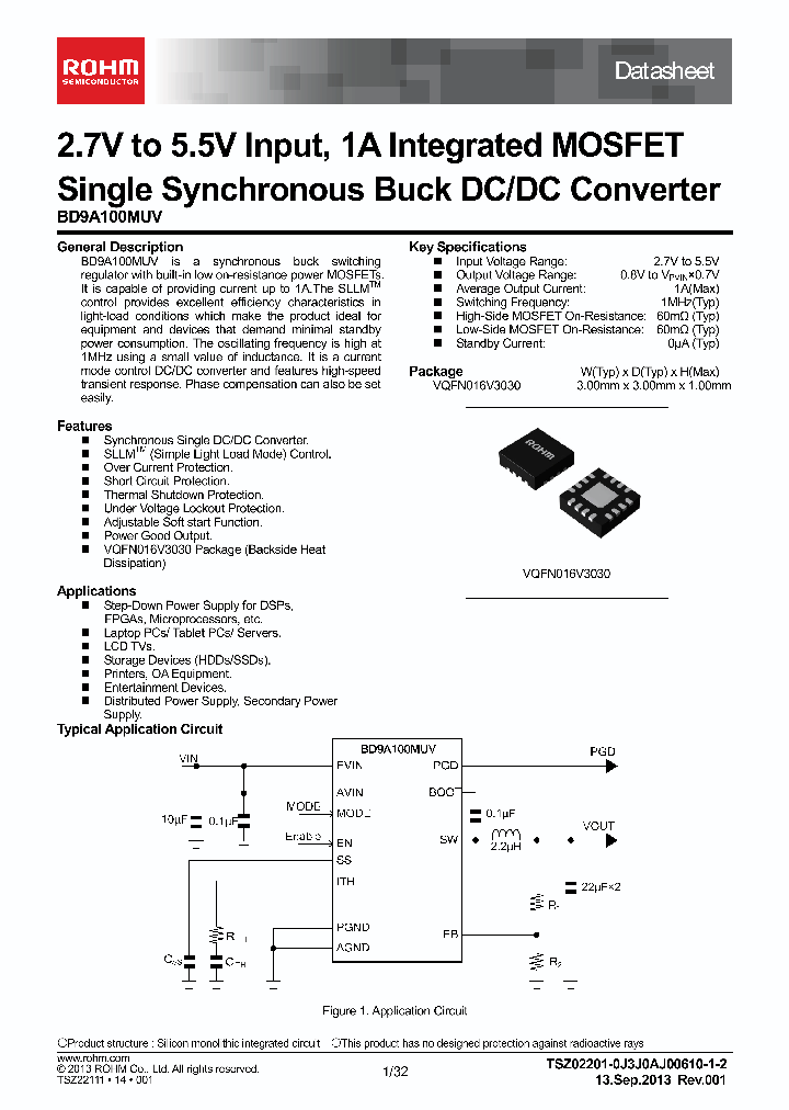 BD9A100MUV_7866811.PDF Datasheet