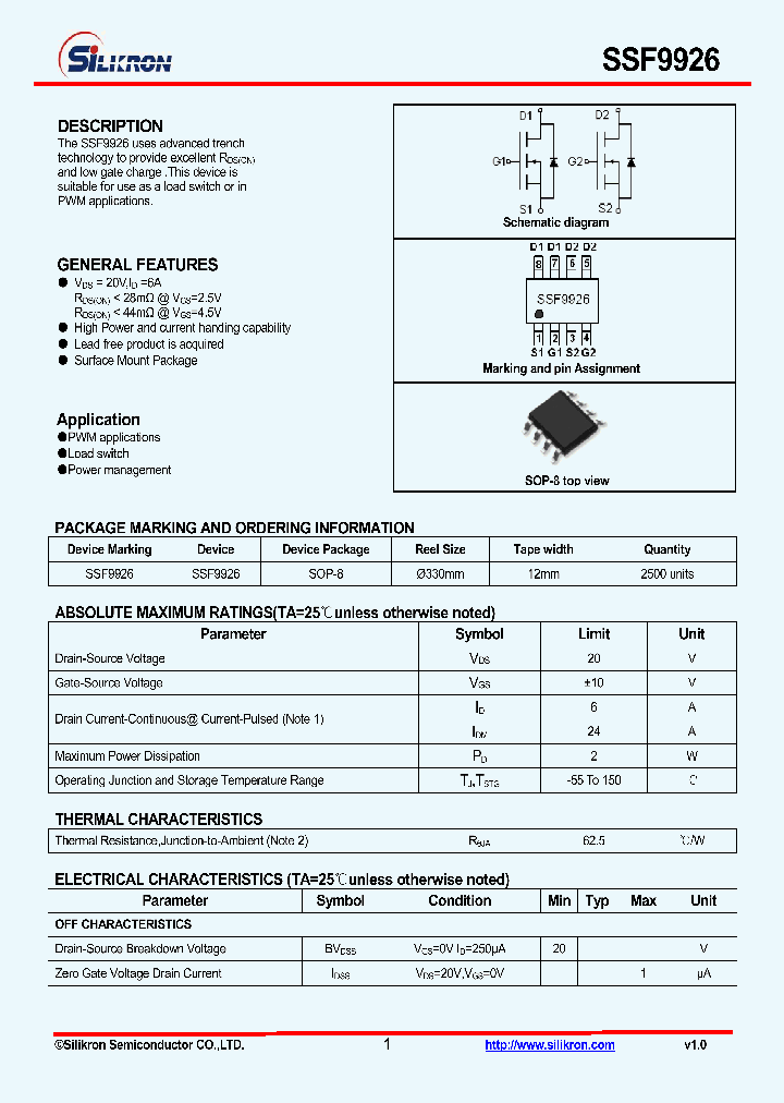 SSF9926_7866229.PDF Datasheet