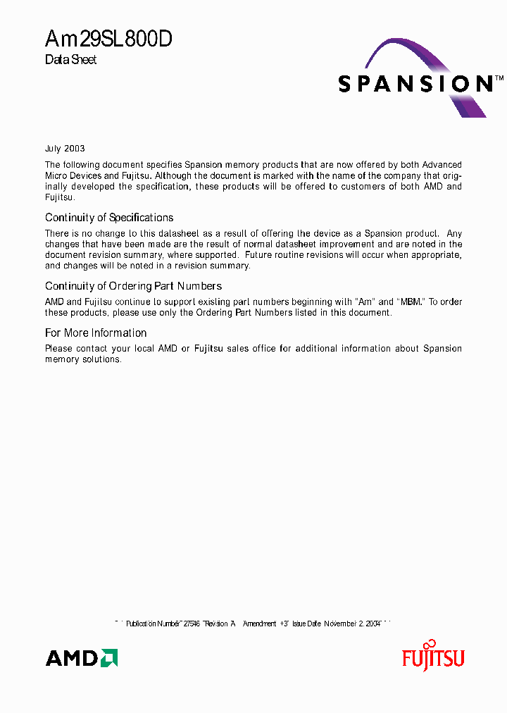 AM29SL800DB150FC_7815443.PDF Datasheet
