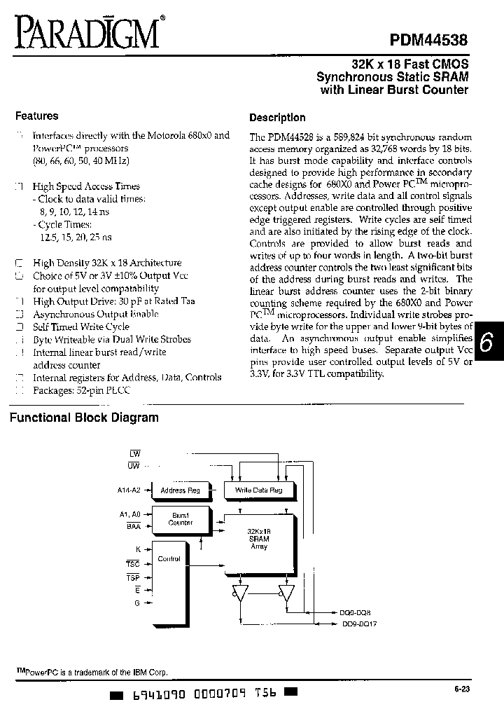 PDM44538S12JI_7813279.PDF Datasheet