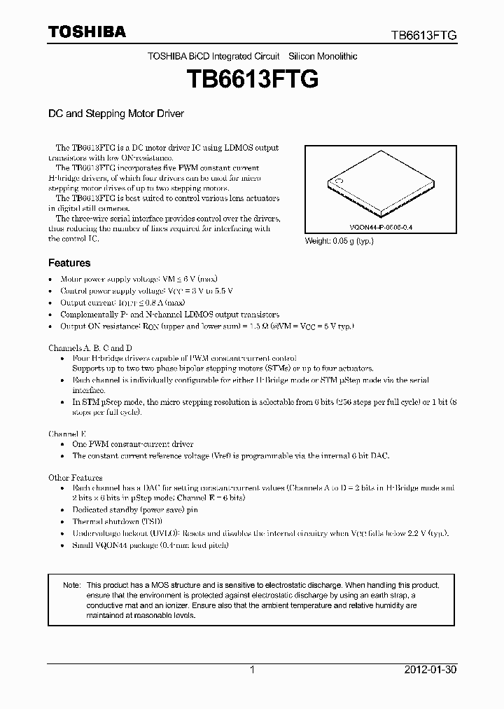TB6613FTG_7867399.PDF Datasheet