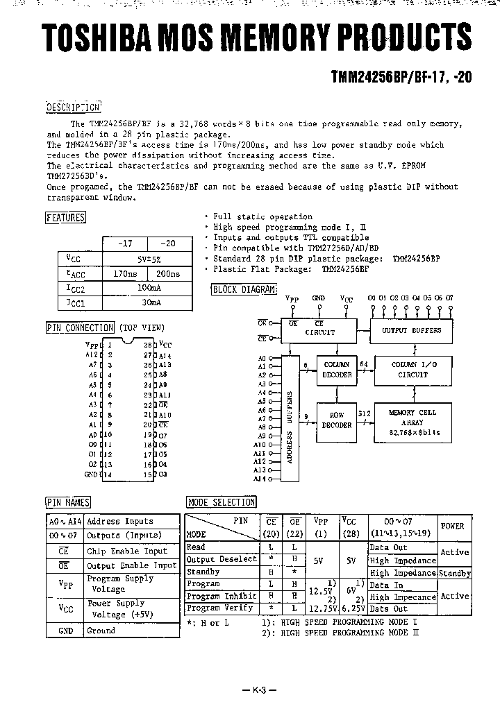 TMM24256BP-20_7868129.PDF Datasheet