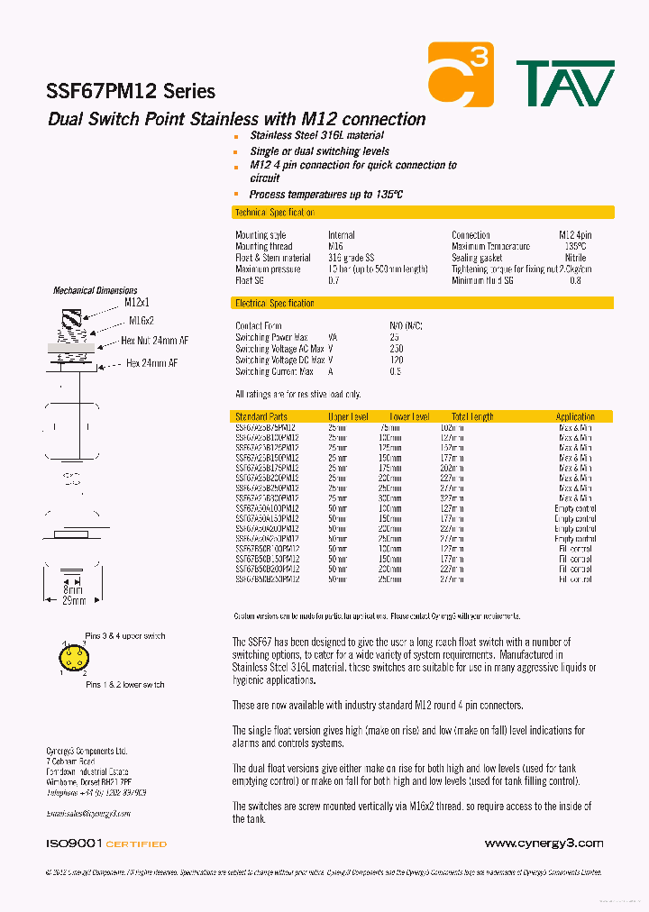 SSF67A25B175PM12_7770296.PDF Datasheet