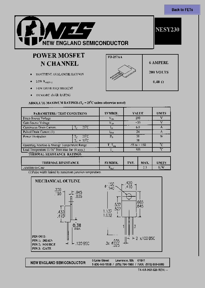 NESY230_7819161.PDF Datasheet