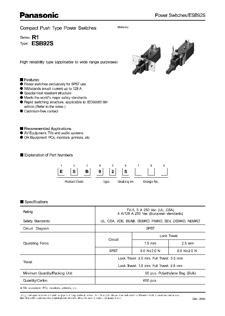 ESB92S21B_7819029.PDF Datasheet