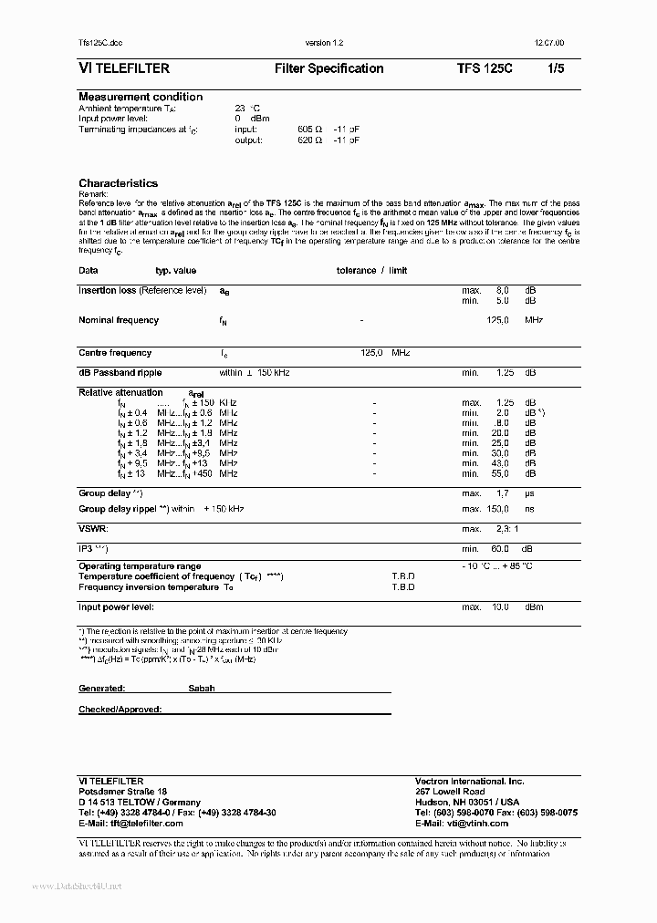 TFS125C_7769982.PDF Datasheet