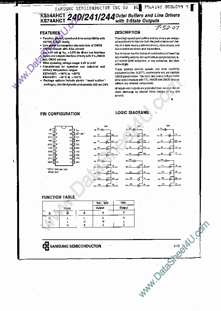 KS74AHCT241_7772063.PDF Datasheet