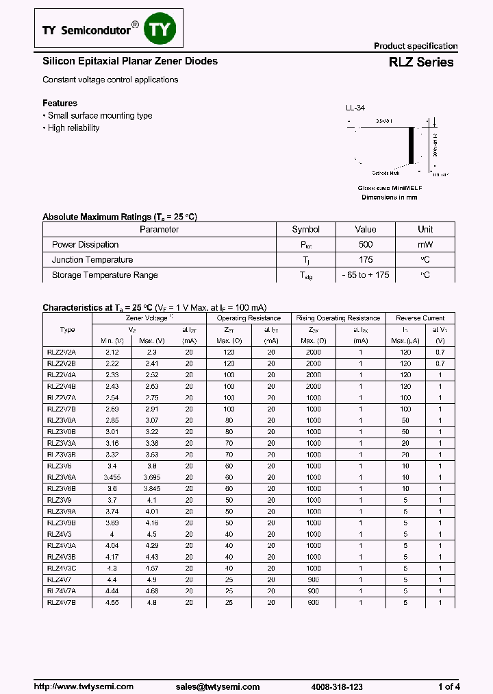 RLZ22C_7830628.PDF Datasheet