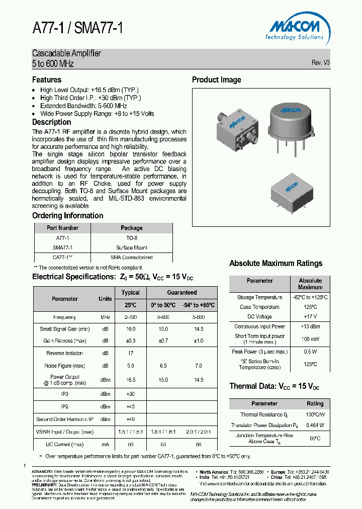 A77-1-SMA77-1_7869696.PDF Datasheet