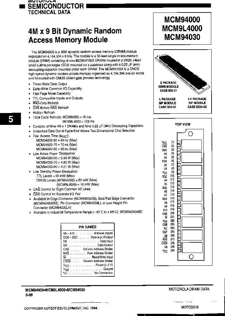 MCM9L4000AS80_7833829.PDF Datasheet