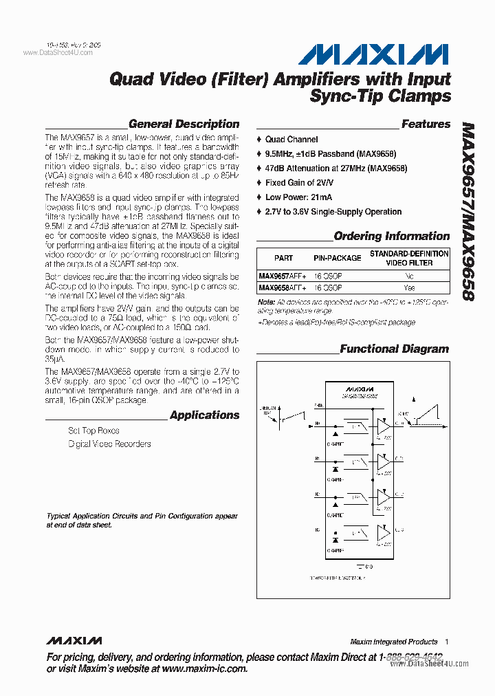 MAX9657_7773877.PDF Datasheet