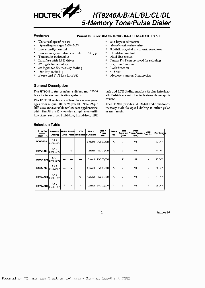 HT9246CL_7833296.PDF Datasheet